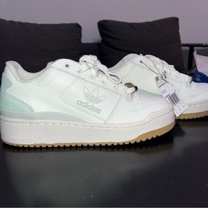 NWT Adidas Forum Bold With Green Details